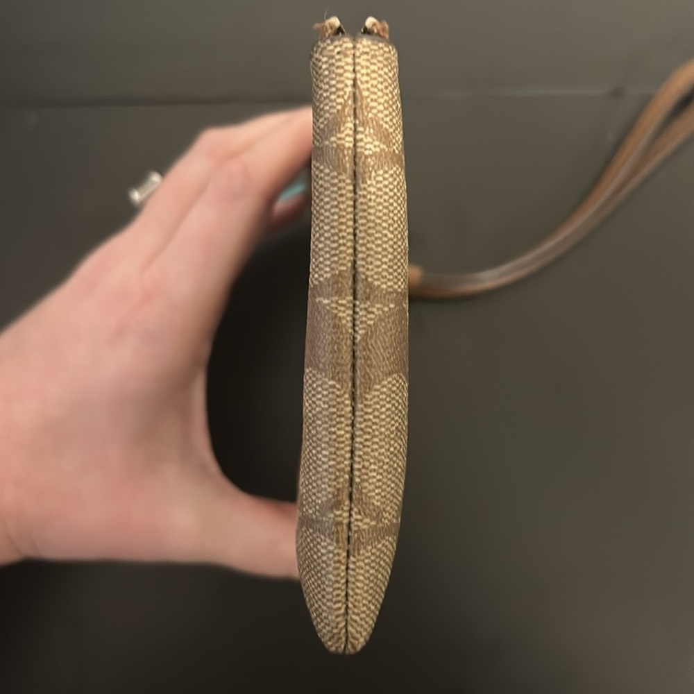 Coach Brown/Tan “C” Themed Wristlet - Picture 6 of 12